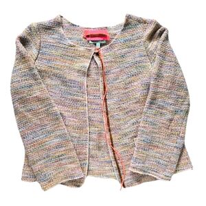 Nanos Moda España Tweed Jacket in Orange Girls Bambinas 12